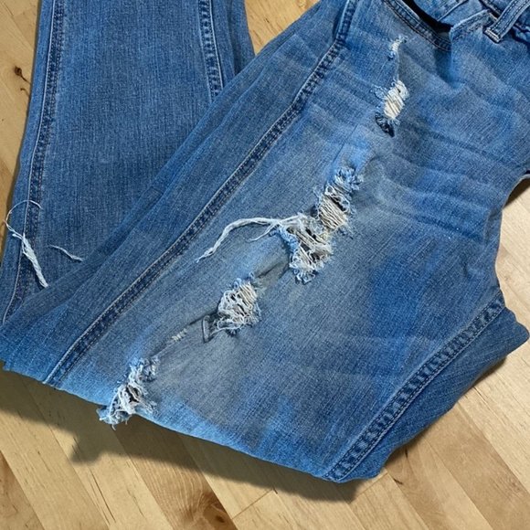 268-You Are Powerful ❤️ Hollister Vintage Boyfriend Jeans - Picture 5 of 7